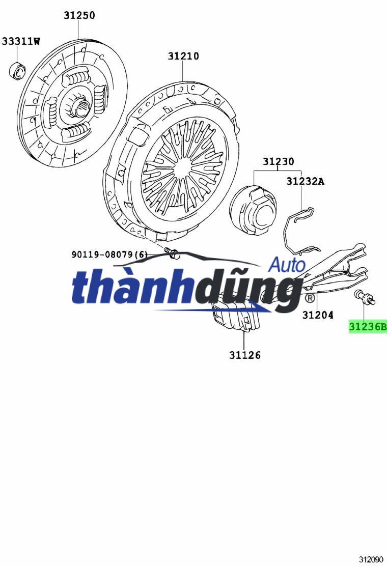 CÀNG CUA ĐẨY BI TÊ TOYOTA ZACE 2000-2005 - Ảnh 5