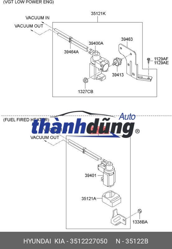 VAN ĐÓNG MỞ TURBO VGT KIA BONGO 3 - Ảnh 6