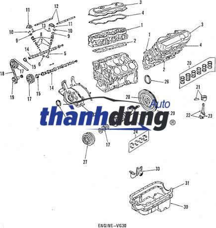 BÁNH RĂNG ĐẦU TRỤC CƠ NISSAN LIVINA 2007-2013 - Ảnh 4