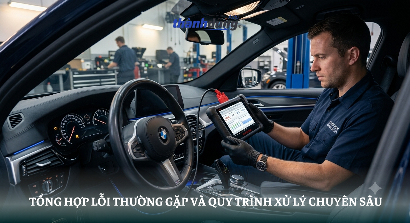 HỆ THỐNG CẢM BIẾN TRÊN Ô TÔ ĐỜI MỚI: TỔNG HỢP LỖI THƯỜNG GẶP VÀ QUY TRÌNH XỬ LÝ CHUYÊN SÂU