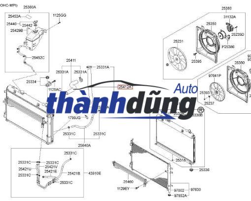 ỐNG NƯỚC BÌNH NƯỚC PHỤ AUDI A6 2012-2018 - Ảnh 4