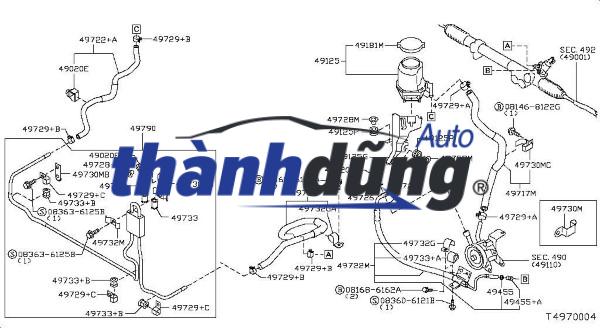ỐNG NƯỚC TURBO XE NISSAN NAVARA NP300 - Ảnh 4