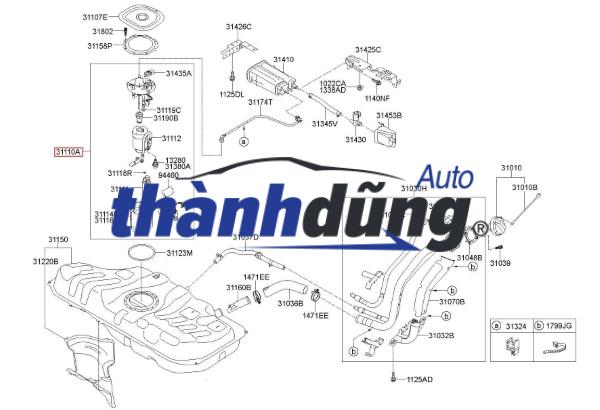 BƠM XĂNG TOYOTA INNOVA 2005-2016 | 2911009050 - Ảnh 4