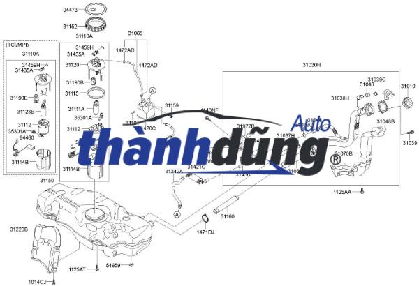 BƠM XĂNG TOYOTA INNOVA 2005-2016 | 2911009050 - Ảnh 5