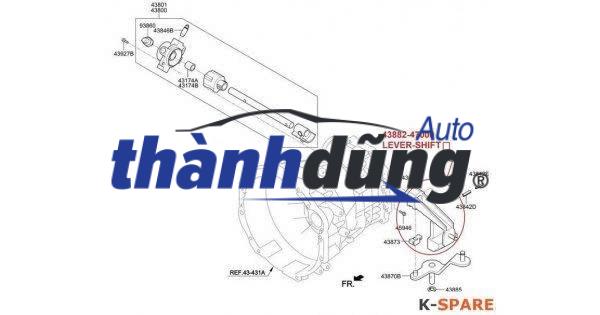 CƠ CẤU CẦN SỐ KIA BONGO 3 2006-2016 - Ảnh 4