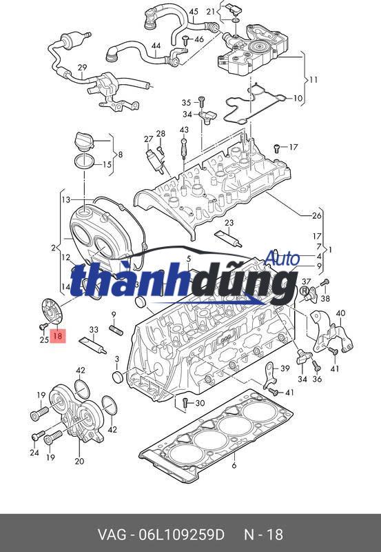 CẢM BIẾN XOAY CAM VOLKSWAGEN GOLF 2012-2018 - Ảnh 4