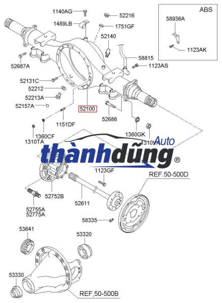 VÀNH RĂNG ABS BI TRƯỚC KIA FRONTIER - Ảnh 5