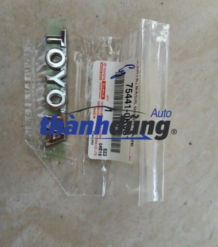 CHỮ TOYOTA CỐP HẬU XE TOYOTA HILUX 2013