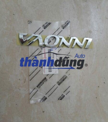 CHỮ INNOVA CỐP SAU TOYOTA INNOVA 2008