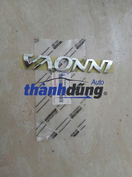 CHỮ INNOVA CỐP SAU TOYOTA INNOVA 2008