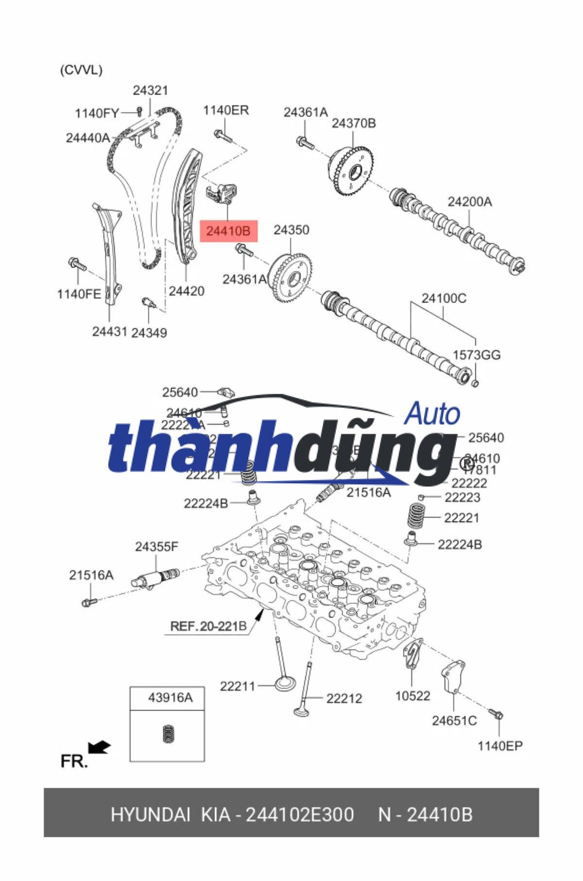 XÍCH BƠM CAO ÁP KIA SEDONA 2018-2023 | 24361-2F000 - Ảnh 6