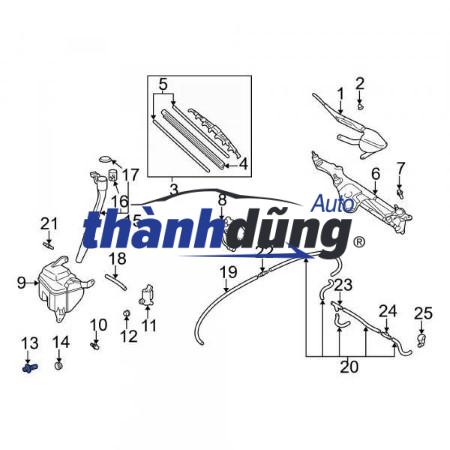 CẢM BIẾN MỨC NƯỚC RỬA KÍNH KIA RIO 2006-2011 | 985203F000 - Ảnh 4