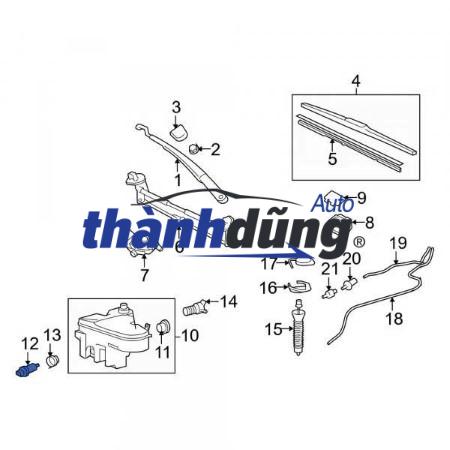 CẢM BIẾN MỨC NƯỚC RỬA KÍNH KIA RIO 2006-2011 | 985203F000 - Ảnh 5