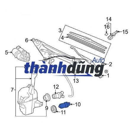 CẢM BIẾN MỨC NƯỚC RỬA KÍNH KIA RIO 2006-2011 | 985203F000 - Ảnh 6