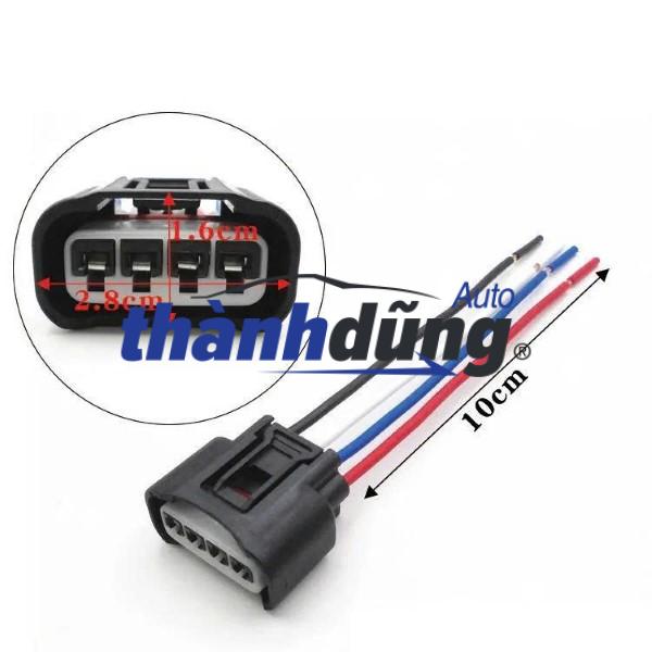 RẮC CẮM MÔ BIN XE TOYOTA VIOS 1.5G | 90980-11885 - Ảnh 4