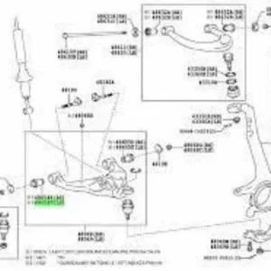 Cao Su Càng A To (Bushing Càng A)  Nissan Versa 2008-2012 - 54570EN002 - Ảnh 5