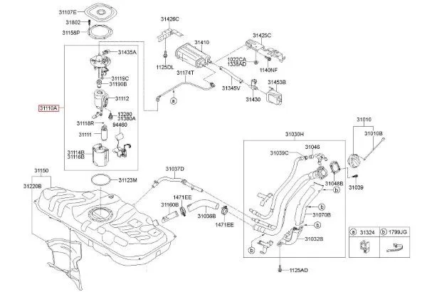 Cụm bơm dầu toyota fortuner 2006-2015 770100k011 chính hãng nakamoto - Ảnh 5