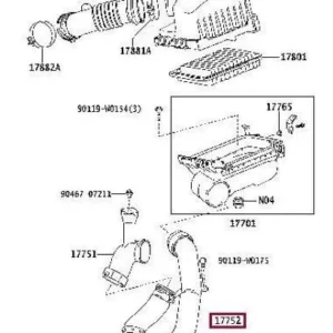 Ống dẫn nước két turbo ford ranger/everest AB396K683CE - Ảnh 4