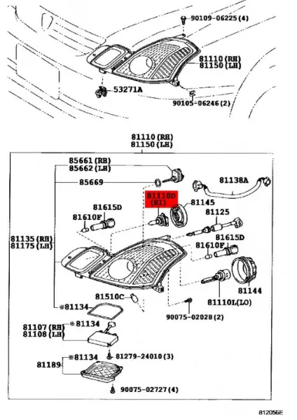 Bóng đèn pha hid xenon d4s 35w toyota raize 9097820029 - Ảnh 4