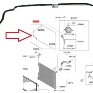 Ống nước hồi bình phụ daewoo gentra 1.5 2008 96461945 - Ảnh 5