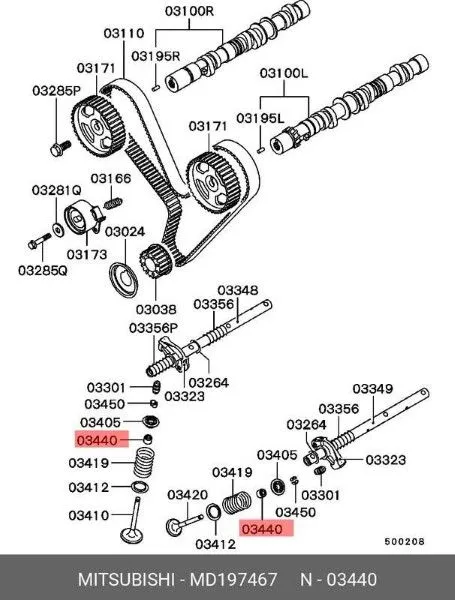 Phớt ghít xupap daewoo nubira 1.6 2000-2005 96840122 - Ảnh 4