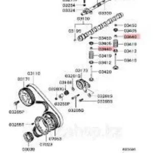 Phớt ghít xupap daewoo nubira 1.6 2000-2005 96840122 - Ảnh 5