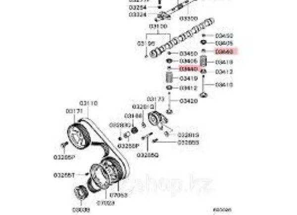 Phớt ghít xupap daewoo nubira 1.6 2000-2005 96840122 - Ảnh 5