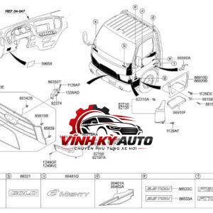 Bệ dẵm chân xe hyundai hd170 869307C000 - Ảnh 4