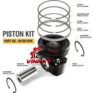 BỘ HƠI ĐỘNG CƠ THACO KIA K165 / K140 / K3000 / K190 - MÃ 0K75A23200 - Ảnh 3