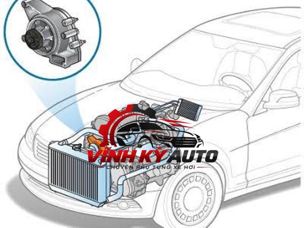 BƠM NƯỚC XE TẢI THACO K190 / KIA K165 / K3000 - MÃ 0K65B15100 - Ảnh 3