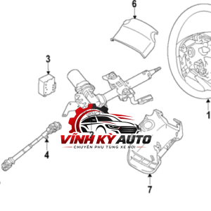 CẢM BIẾN GÓC QUAY VÔ LĂNG MITSUBISHI MIRAGE 2014-2025 - MÃ 8651A187T - Ảnh 4