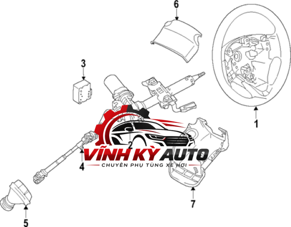 CẢM BIẾN GÓC QUAY VÔ LĂNG MITSUBISHI MIRAGE 2014-2025 - MÃ 8651A187T - Ảnh 4