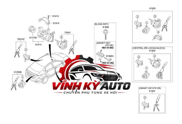 CHÌA KHÓA THÔNG MINH HYUNDAI I30 2007-2015 954302L710 - Ảnh 5