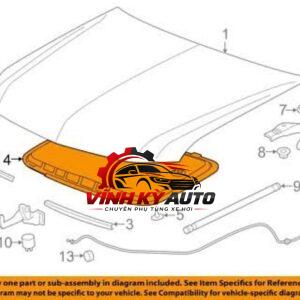 TẤM NỈ CHỐNG NÓNG NẮP CAPO CHEVROLET COLORADO / TRAILBLAZER - MÃ 52073802 - Ảnh 5