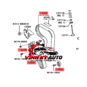 DÂY ĐAI CAM MITSUBISHI PAJERO V33 / V43 ĐỜI 2005 - MÃ MD111427 - Ảnh 4