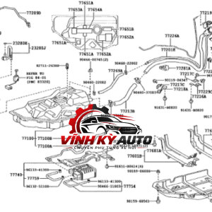 CỤM LỌC XĂNG / LỌC NHIÊN LIỆU XE LEXUS RX450H 2012-2020 MÃ 7702408050 - Ảnh 4