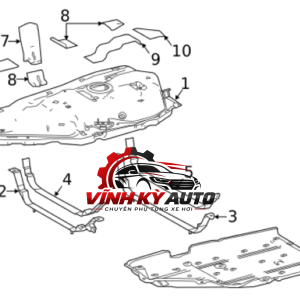 CỤM LỌC XĂNG / LỌC NHIÊN LIỆU XE LEXUS RX450H 2012-2020 MÃ 7702408050 - Ảnh 3
