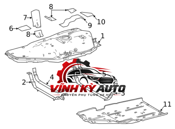 CỤM LỌC XĂNG / LỌC NHIÊN LIỆU XE LEXUS RX450H 2012-2020 MÃ 7702408050 - Ảnh 3