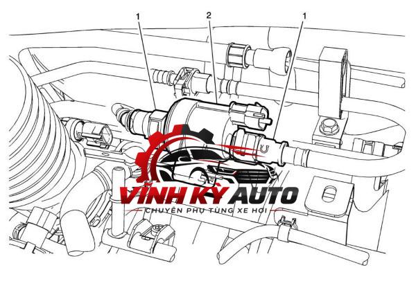 VAN ĐIỆN TỪ XẢ HƠI BÌNH XĂNG KIA RIO / HYUNDAI ACCENT - MÃ 2891022040 - Ảnh 5