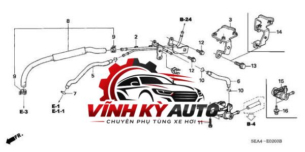 VAN THU HỒI HƠI XĂNG CHEVROLET AVEO 2006-2012 - MÃ 96334843 - Ảnh 4