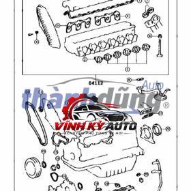 Ron đại tu xe toyota hiace 1rz 0411175012 - Ảnh 4