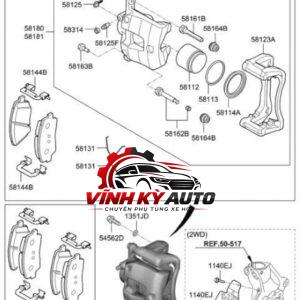 PISTON PHANH SAU XE TOYOTA CAMRY MCV10 - Ảnh 3