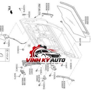 Ổ NGẬM CỬA LÙA HYUNDAI STAREX 2009 | 814104H000 - Ảnh 5