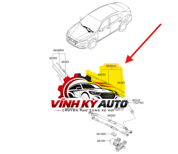 CHỔI GẠT MƯA HYUNDAI ACCENT 2020 - Ảnh 5