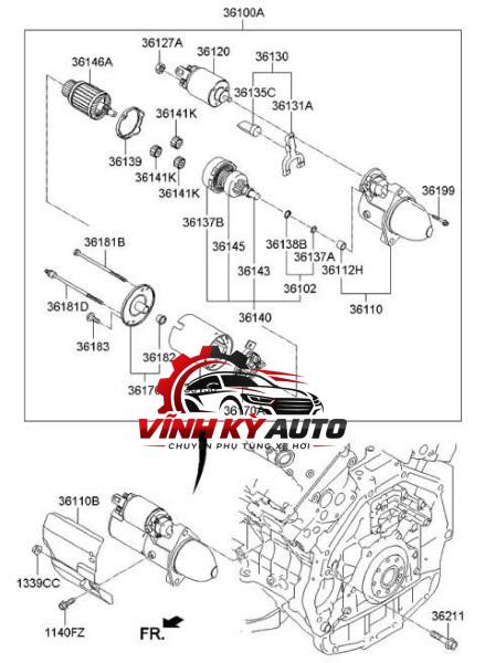 RƠ LE CHỚP KIA K165 | 0K60A18670 - Ảnh 4