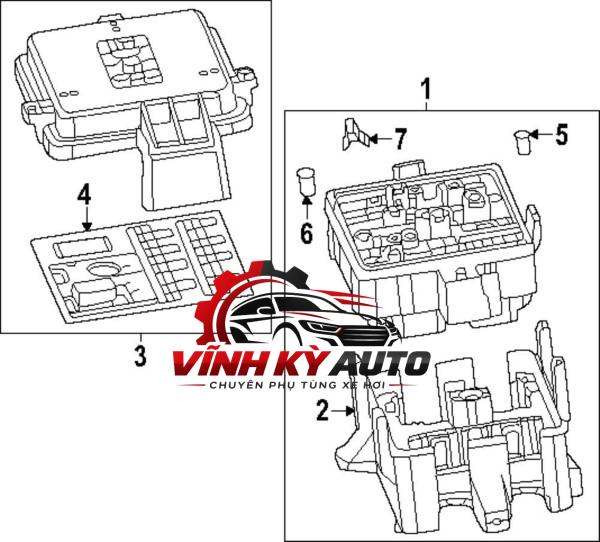 HỘP CẦU CHÌ CHEVROLET SPARK 2014 | 95408121 - Ảnh 5