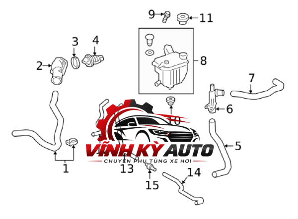 NẮP BÌNH NƯỚC PHỤ FIAT SIENA 2003 | 60665757 - Ảnh 5
