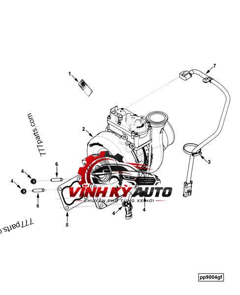 RUỘT TURBO KIA SEDONA 2023 | 282312R100R - Ảnh 4